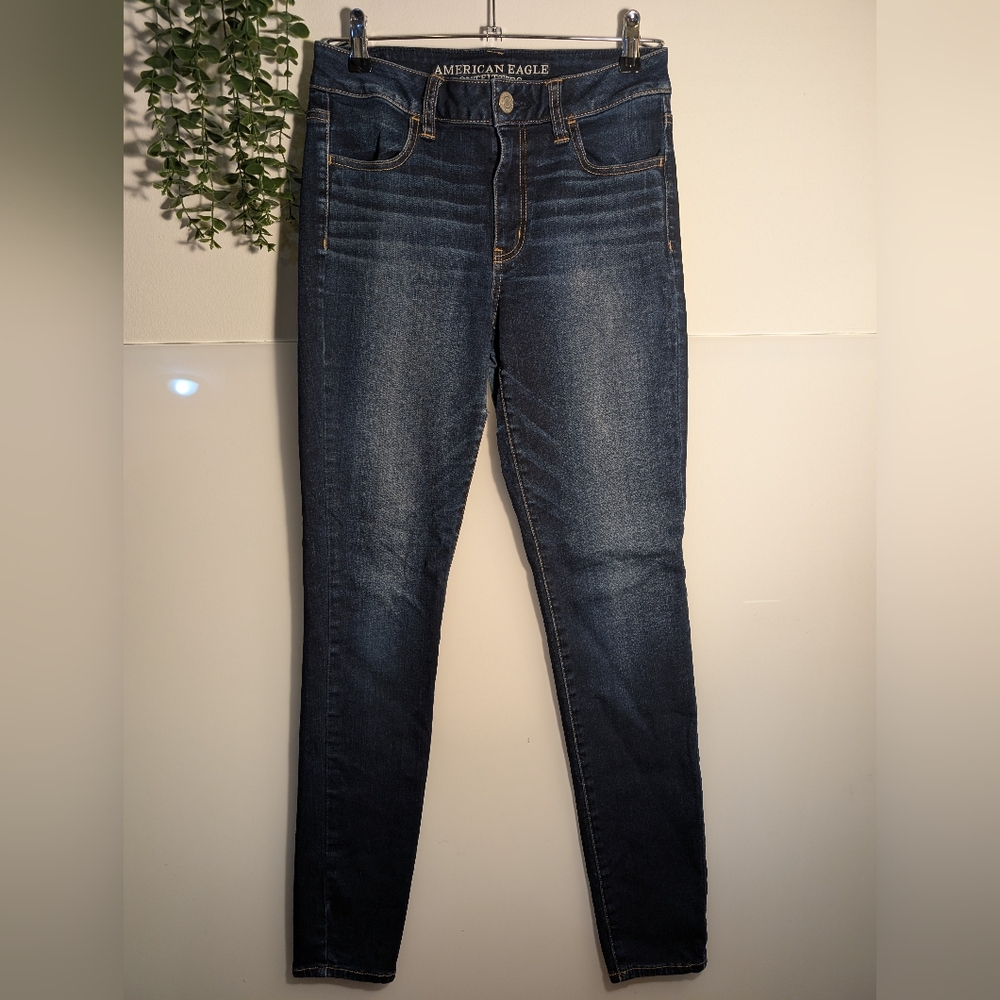 American Eagle High-Rise Jegging – Size 6 Regular – Repaired Thigh Seam - Picture 1 of 6